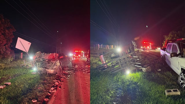 Traffic: Mueschke Road closed after truck loses load of cinder blocks