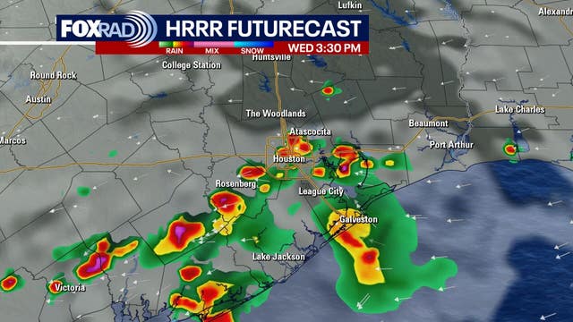 Houston weather: Scattered rain chances Wednesday, highs near 90