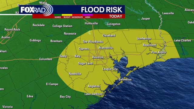 Houston weather: More storms, flood risk for Saturday