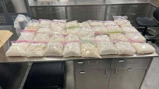 Liberty County Sheriff's Office recover 42 kilograms of crystal meth after executing search warrant