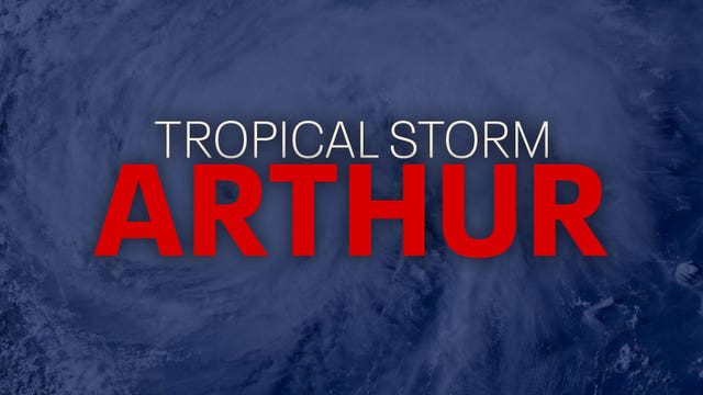 Tropical Storm Arthur forms along Texas coast