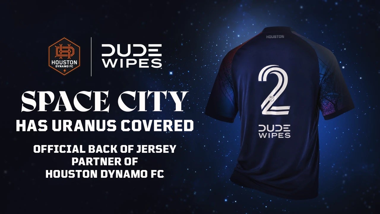 Houston Dynamo FC names DUDE Wipes first-ever back-of-jersey sponsor
