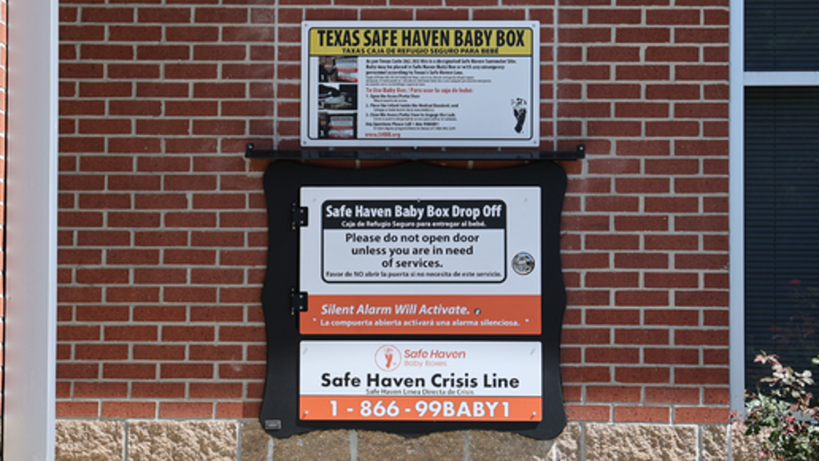 Baby safely surrendered at The Woodlands Safe Haven Baby Box