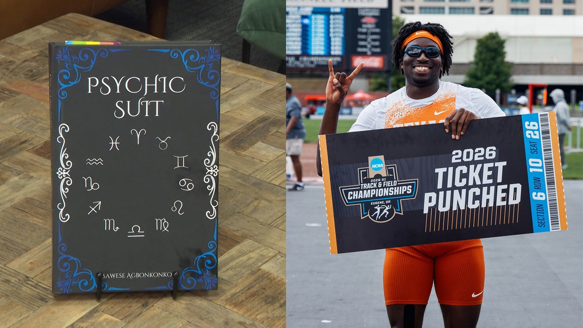 UT Austin student balancing being track athlete, published sci-fi author