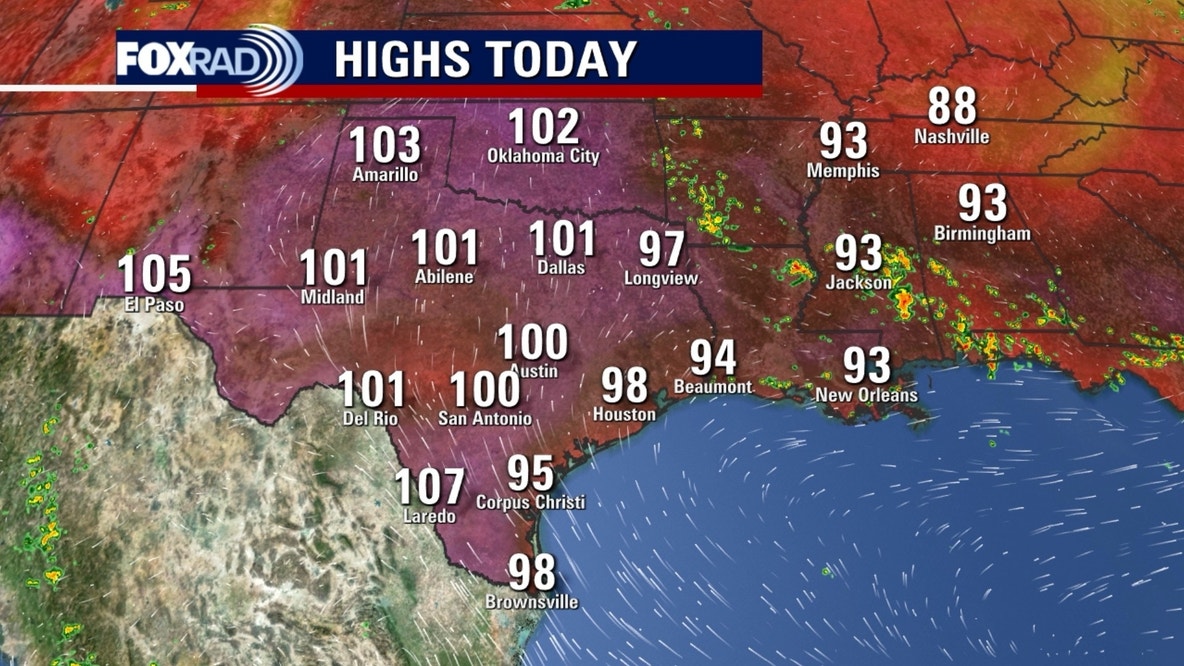 Houston weather: Summer heat sticks around Thursday, heat index in 100s