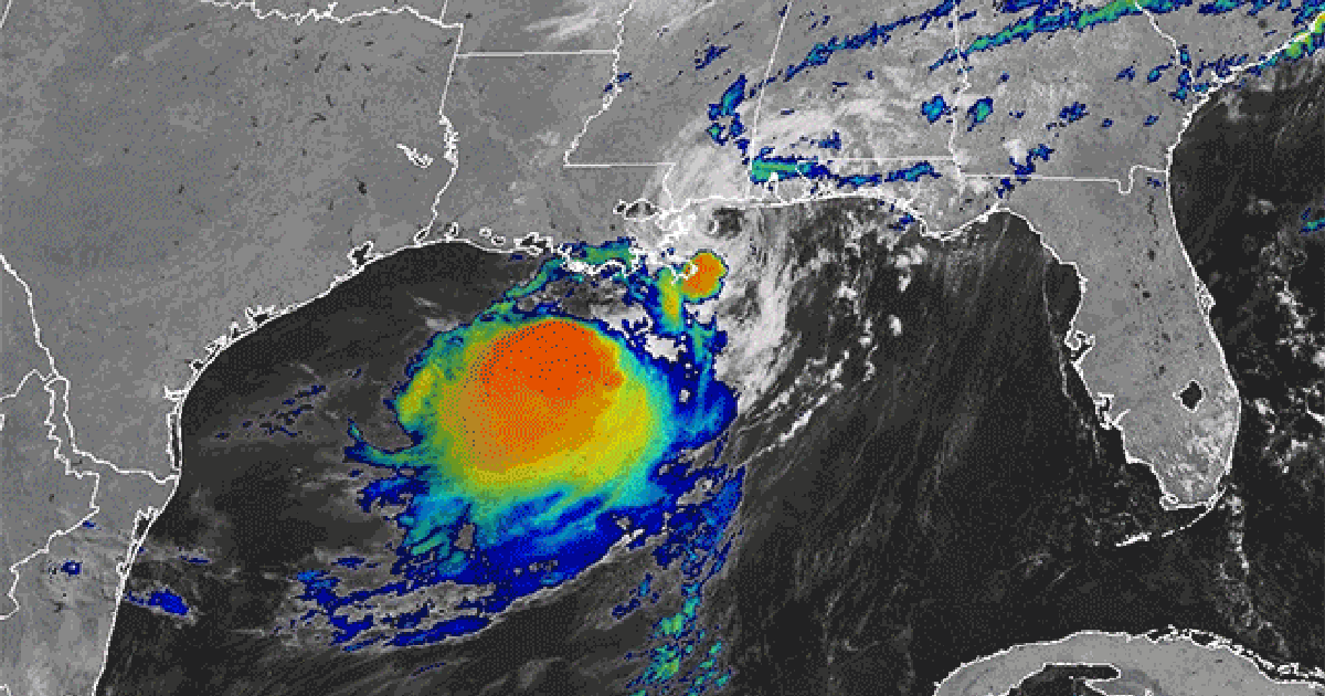 Tropical Storm Bertha makes landfall in Louisiana enroute to Texas