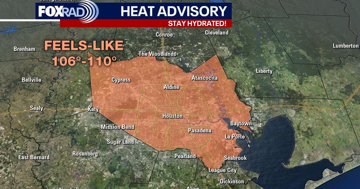 Houston weather: Hot and steamy for Fourth of July, heat advisory in place for Harris Co.