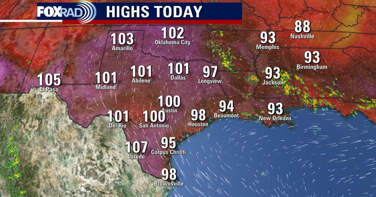 Houston weather: Summer heat sticks around Thursday, heat index in 100s