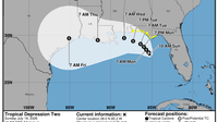 National Hurricane Center warns Tropical Depression Two could target Texas this week