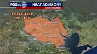 Houston weather: Hot and steamy for Fourth of July, heat advisory in place for Harris Co.