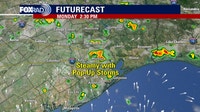 Houston weather: Steamy Monday in the 90s, pop-up storms possible