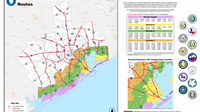 Map: Houston-area evacuation zones and routes