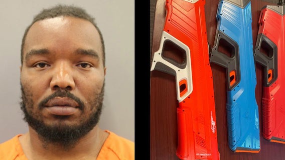 Houston man arrested after allegedly attacking homeless people with motorized water gun