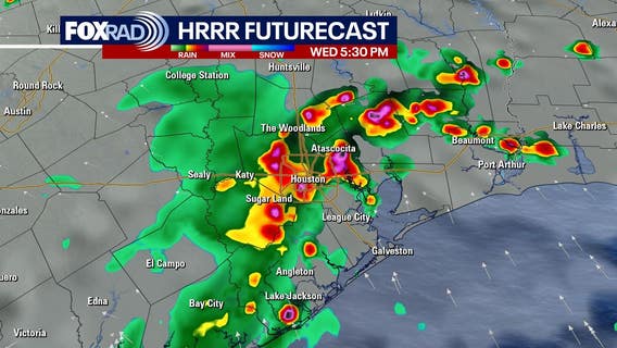 Houston weather: Wednesday downpours expected, flood threat