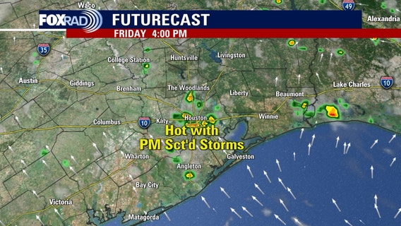 Houston weather: Hot, humid Friday heading into Fourth of July