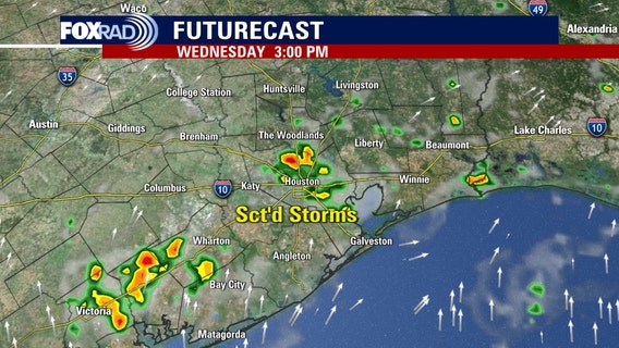 Houston weather: Blazing Wednesday, chance of afternoon storms