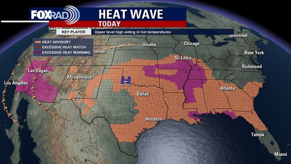 Houston weather: Heat Advisory in effect Tuesday, heat wave this week