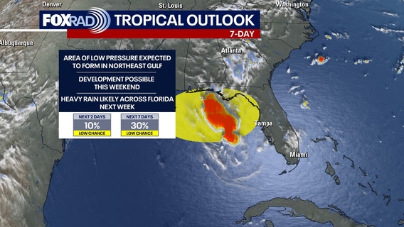 High pressure brings extreme summer heat waves and tropical threats build in the Gulf