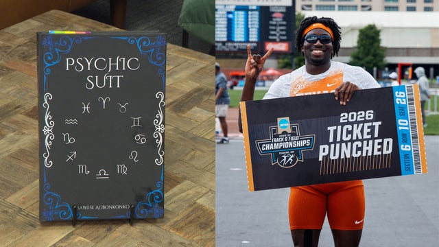 UT Austin student balancing being track athlete, published sci-fi author