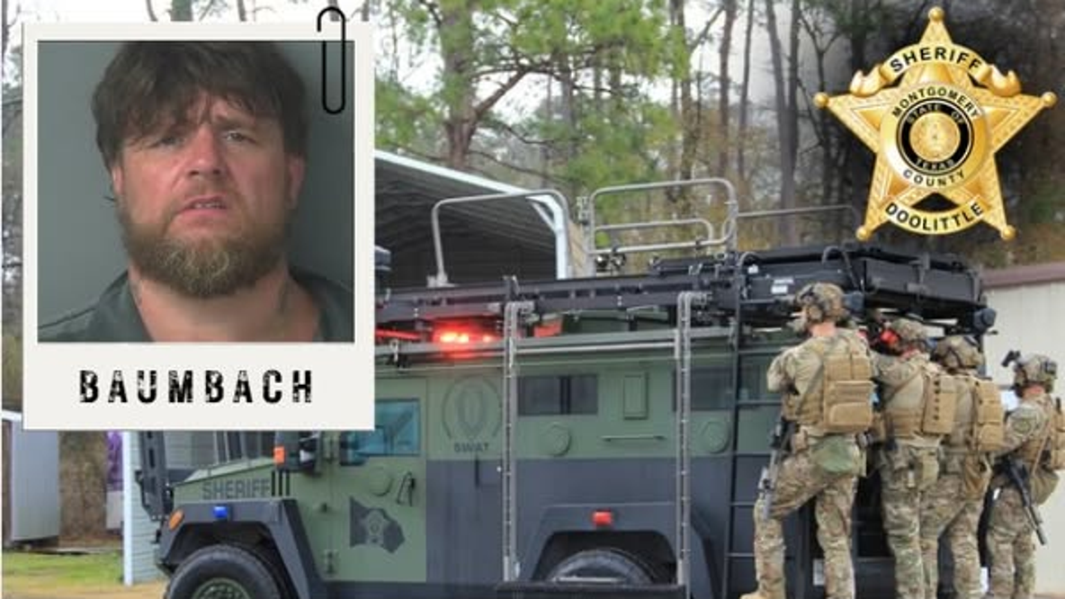 Convicted felon arrested following SWAT standoff over domestic violence call in Conroe