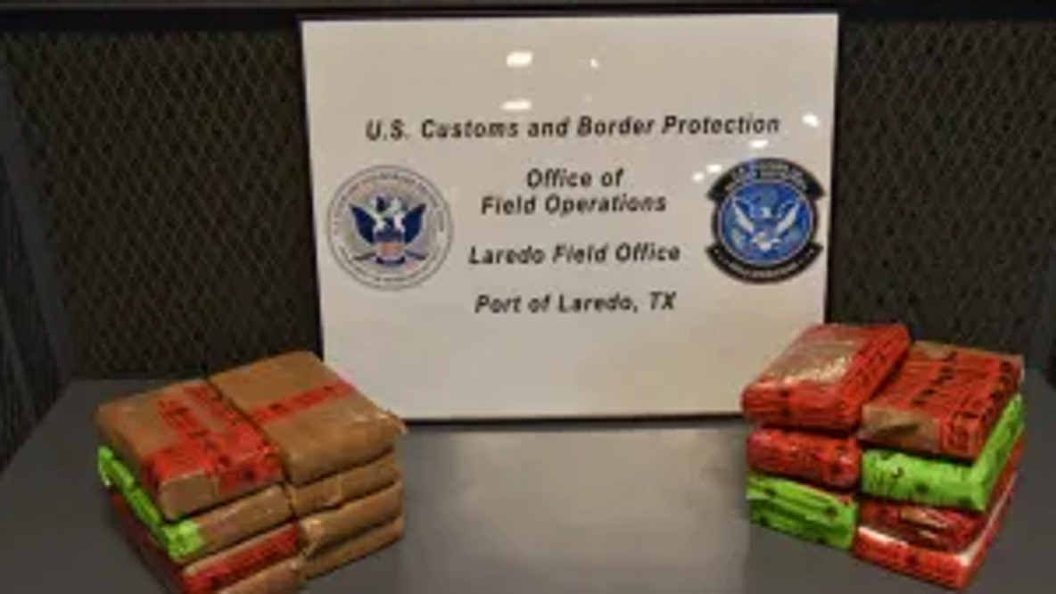 $1.1M in cocaine seized at Texas border