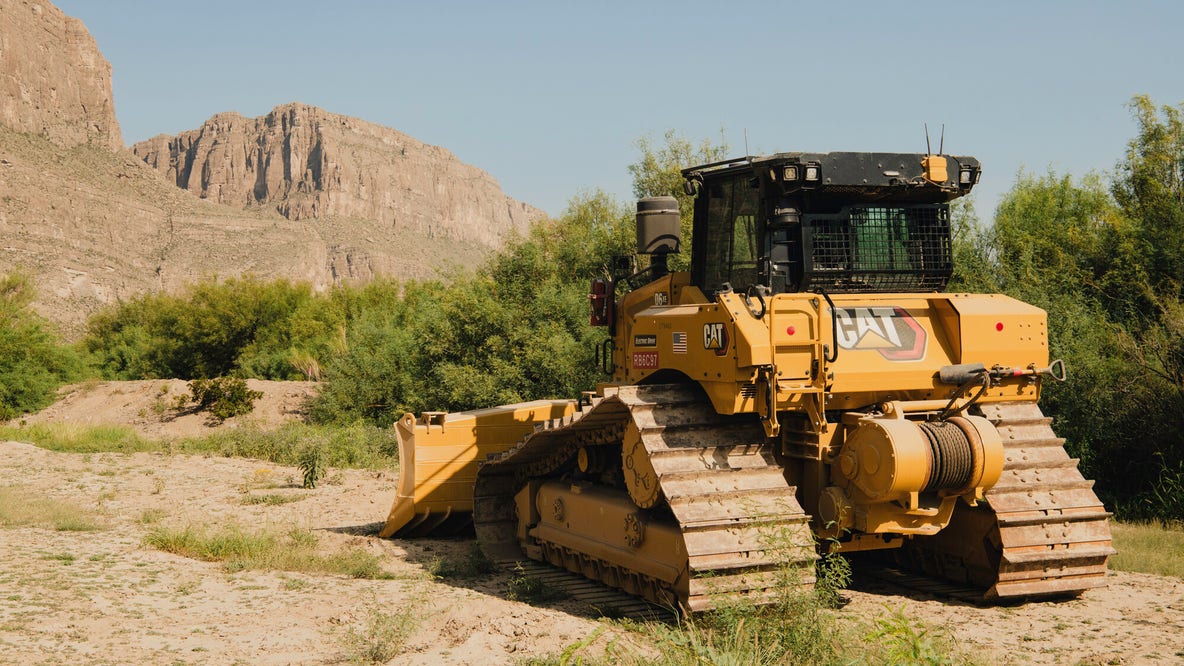 Bulldozers begin work on border security project in Big Bend National Park