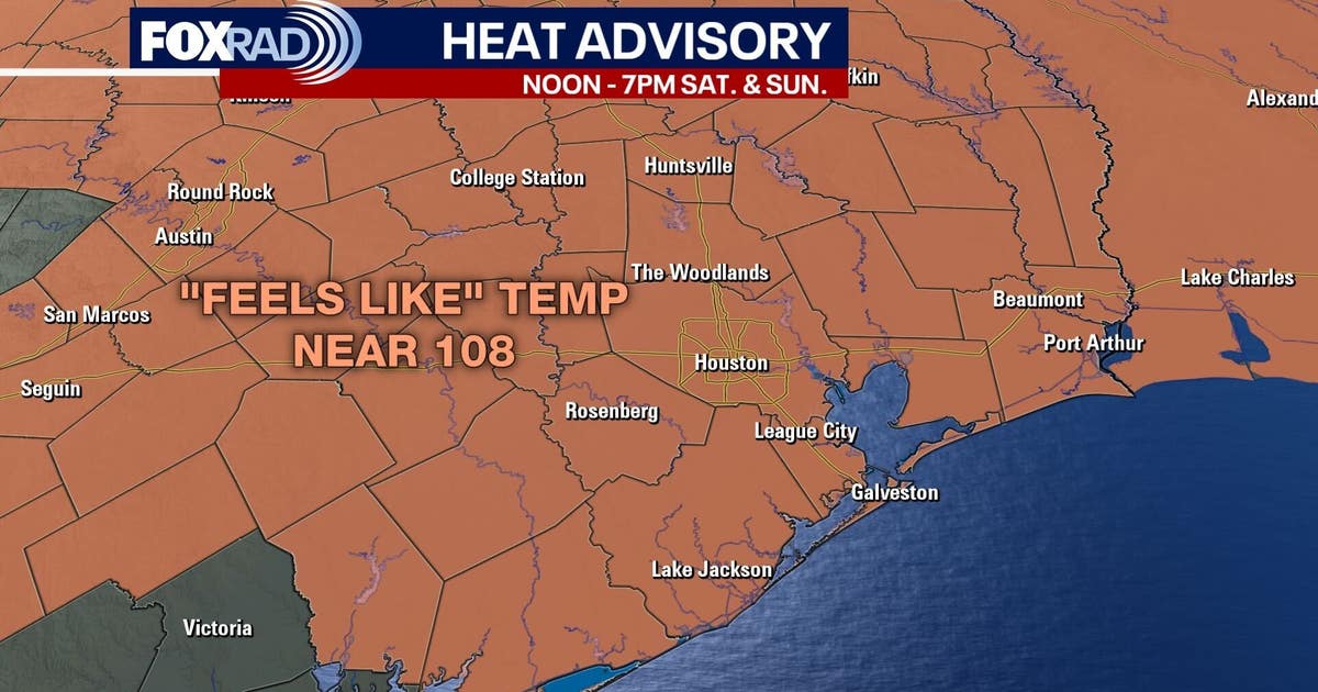 Houston weather: Heat advisory in effect this weekend