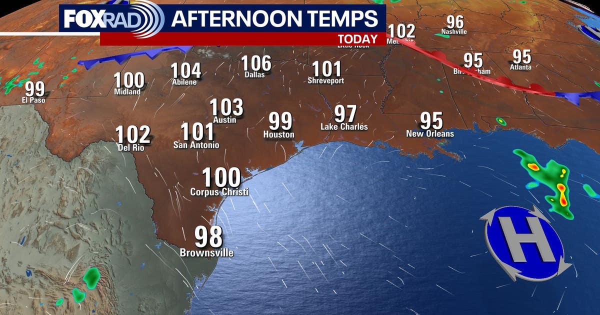 Houston weather: Heat wave continues Wednesday, feel-like in 100s
