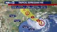 Tracking Tropical Depression 5: How will it impact the Houston-area?