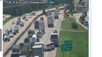 8 treated following Baytown I-10 crash involving bus, 18-wheeler