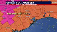 Houston weather: Heat advisory issued across Southeast Texas