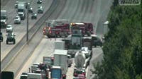 I-610 in SE Houston reopens after oil spill
