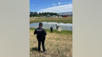 1 killed after vehicle crashes into Spring retention pond
