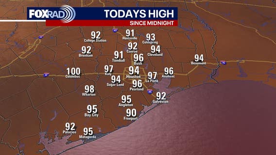 Houston weather: Small cooldown from spotty rain