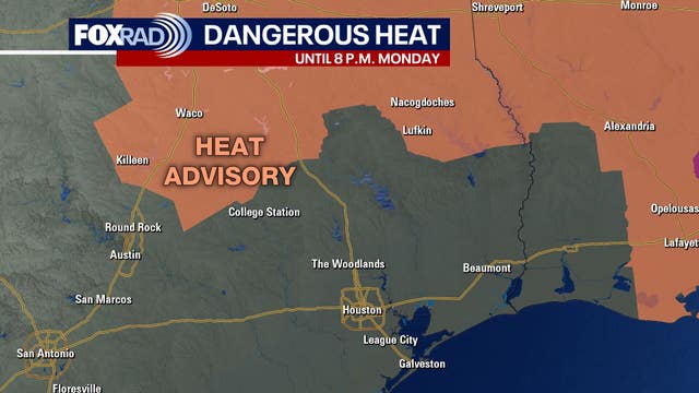 Houston weather: Scattered showers possible this weekend, some areas under heat advisory