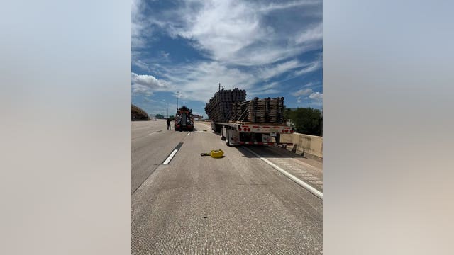 I-10 Katy Freeway reopens near West 610 Loop; stalled 18-wheeler still on highway