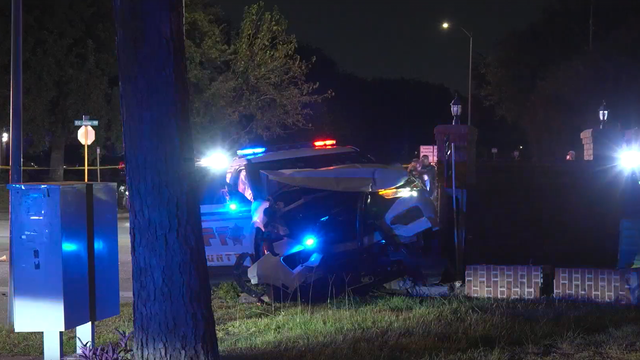 Child ejected and killed in crash involving Harris County Sheriff's Office patrol car