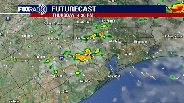 Houston weather: Gulf moisture increases humidity, rain chances