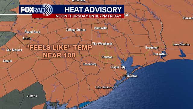 Houston weather: Heat advisory in effect Thursday