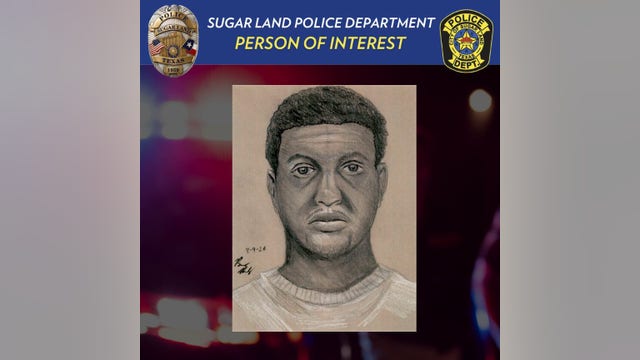 Sugar Land police release sketch of suspect who seriously injured woman in baseball bat attack
