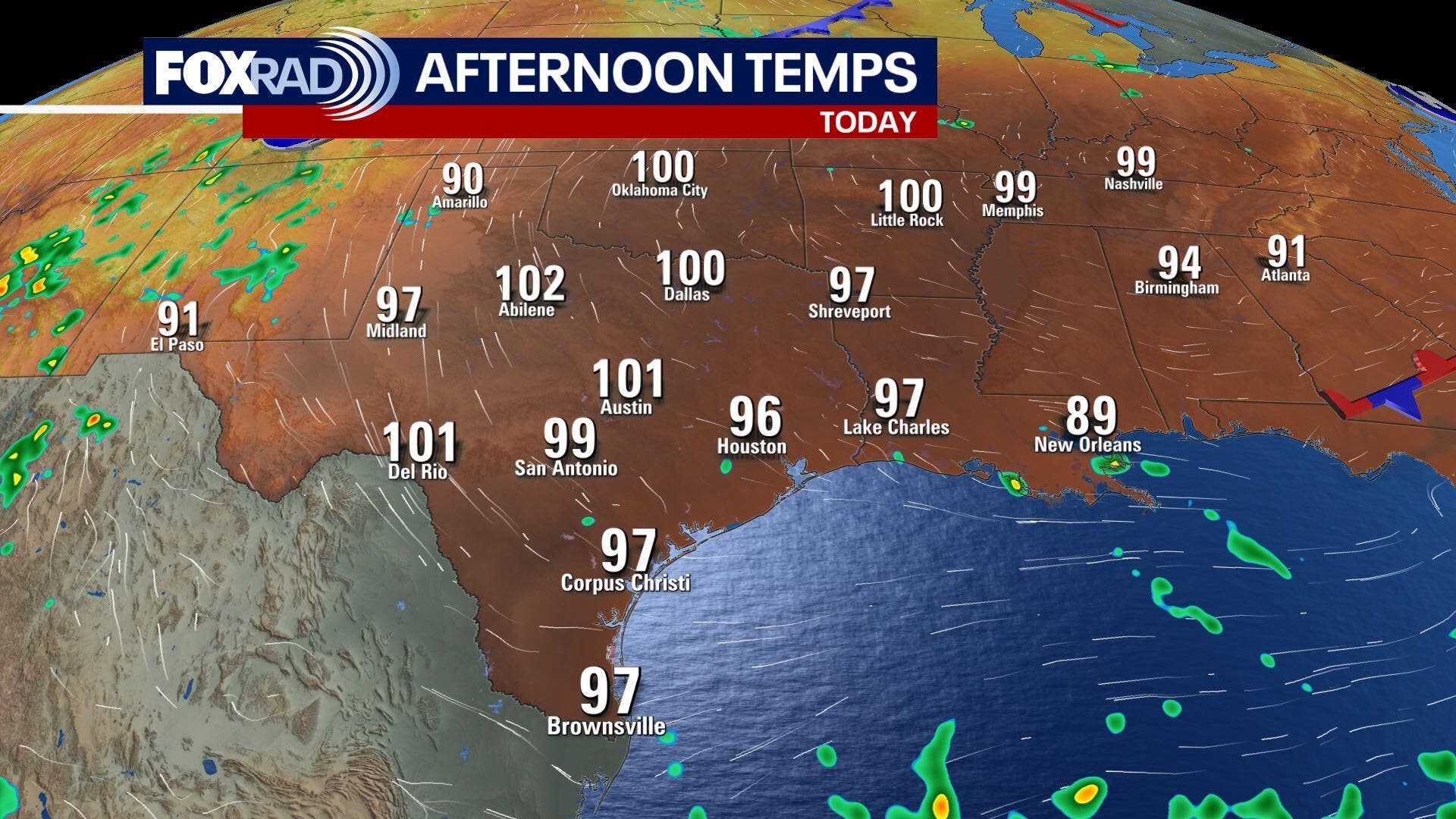 Houston weather: Heat holds strong Wednesday, scattered storms expected Thursday