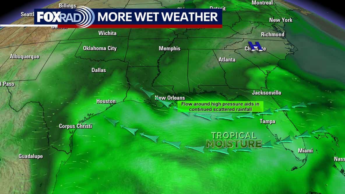 Houston weather: Unsettled weather pattern ahead for the rest of the week