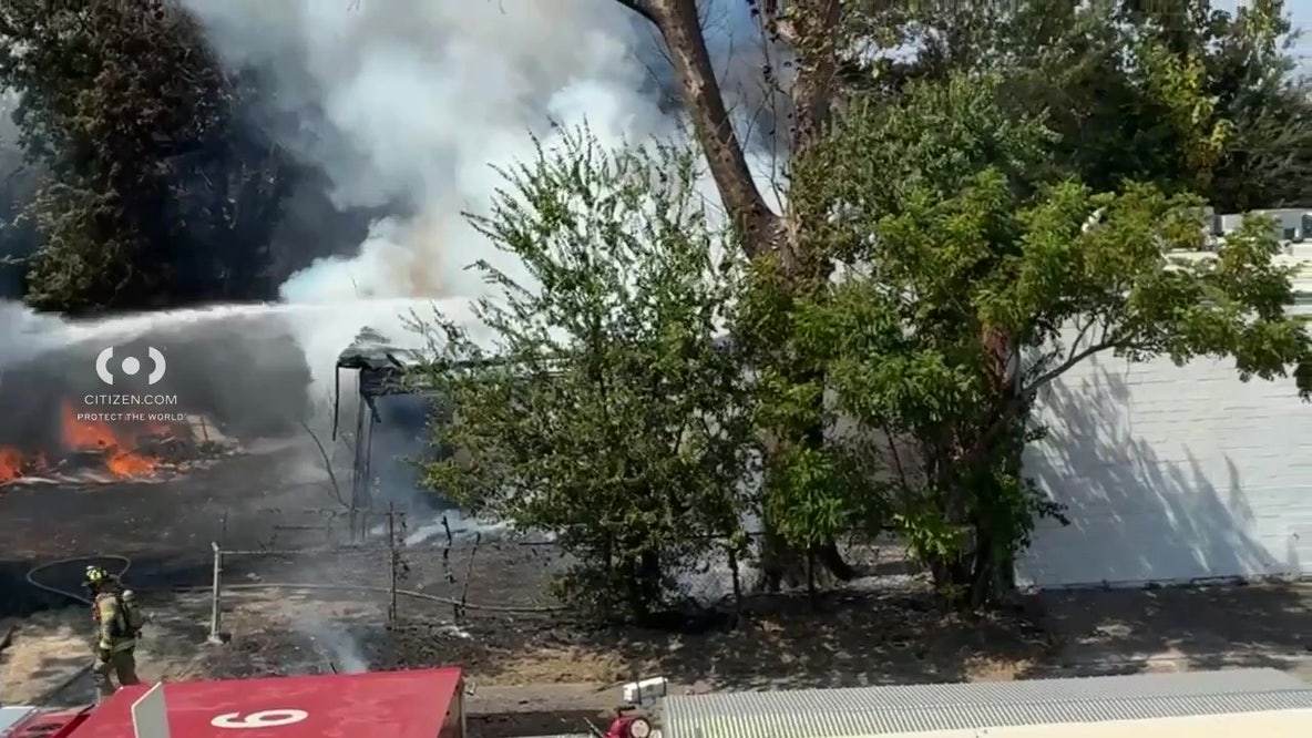 Vacant home destroyed in north Houston fire