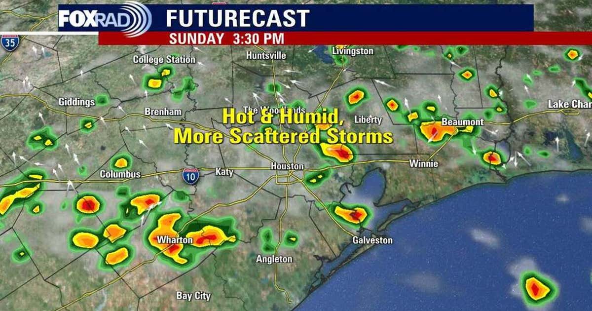 Houston weather: Heat, rain chances continue Sunday