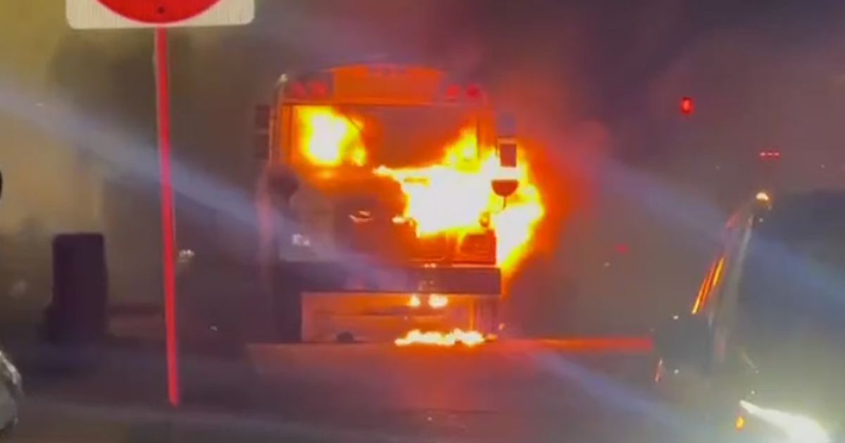 Pasadena ISD coaches help evacuate football team before school bus caught fire