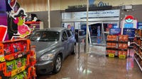 Man arrested for crashing into Rosenberg store for bathroom