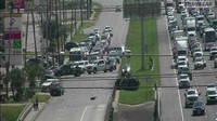 Incidents blocking lanes on Houston's I-10 East, I-69 Southwest