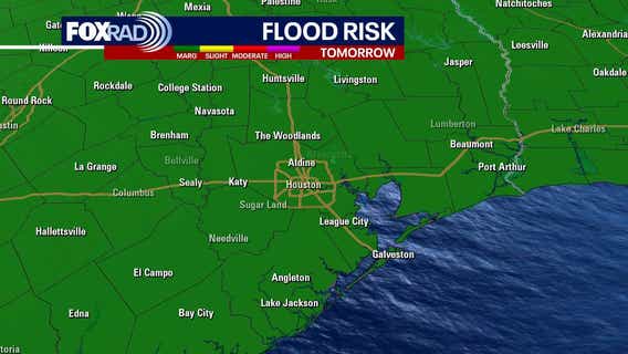 Houston weather: Flood risk continues Friday; rain chances for holiday weekend