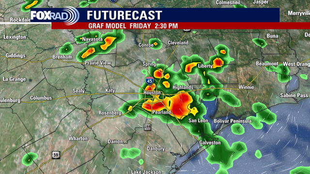 Houston weather: Friday rain chances, hot weekend ahead with highs in 90s