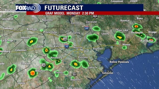 Houston weather: Heat advisory issued Monday amid scattered storm chances